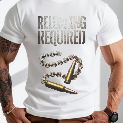 Please Wait Reloading Required T-Shirt - Image 2