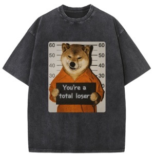 Total Loser Dog Washed T-shirt