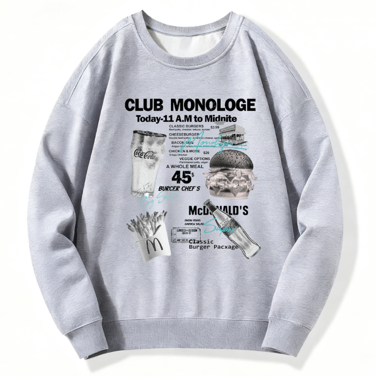 Vintage Fast Food Sweatshirt - Image 4