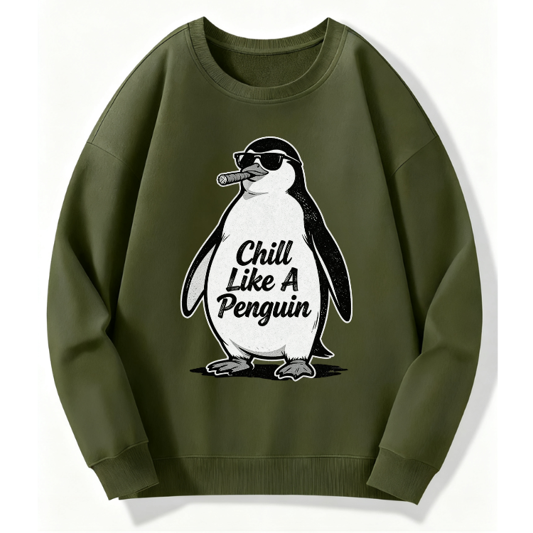 Chill Like A Penguin Sweatshirt - Image 2