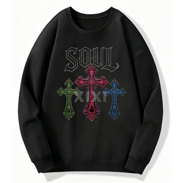 Soul Cross Graphic Sweatshirt - Image 6